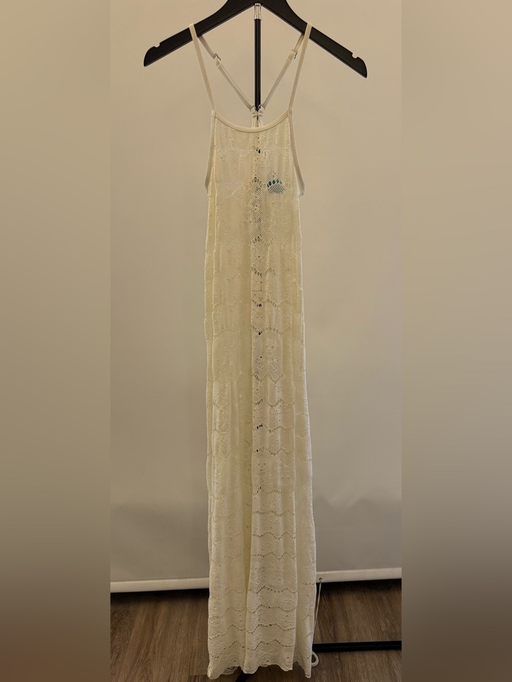 LETARTE SWIM Handmade Skull Crochet Maxi Dress + Beach Cover-Up
